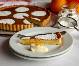 Lemon almond tart 1
