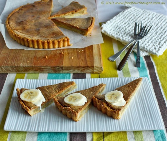 Brown butter banana tart 3