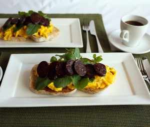 Sausage and scramble