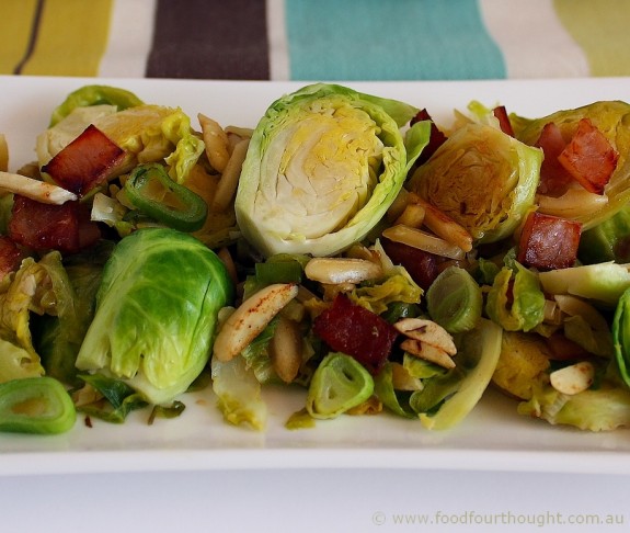 Brussels, bacon and almonds 1