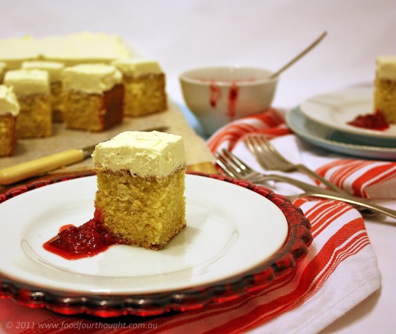 Buttermilk and vanilla cake