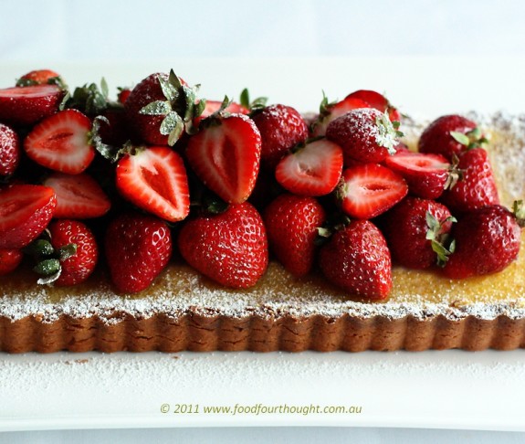 Strawberry and lemon tart 1