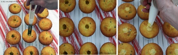 Making Passionfruit cupcakes